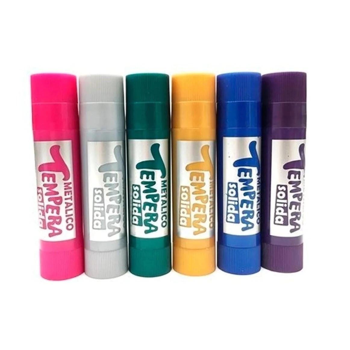 TEMPERA SOLIDA METALICA x 6 UDS