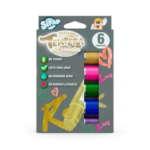 TEMPERA SOLIDA METALICA x 6 UDS