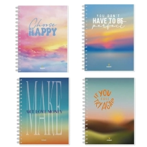 CUADERNO TAPA SEMI RIGIDA A4 LIS 80H