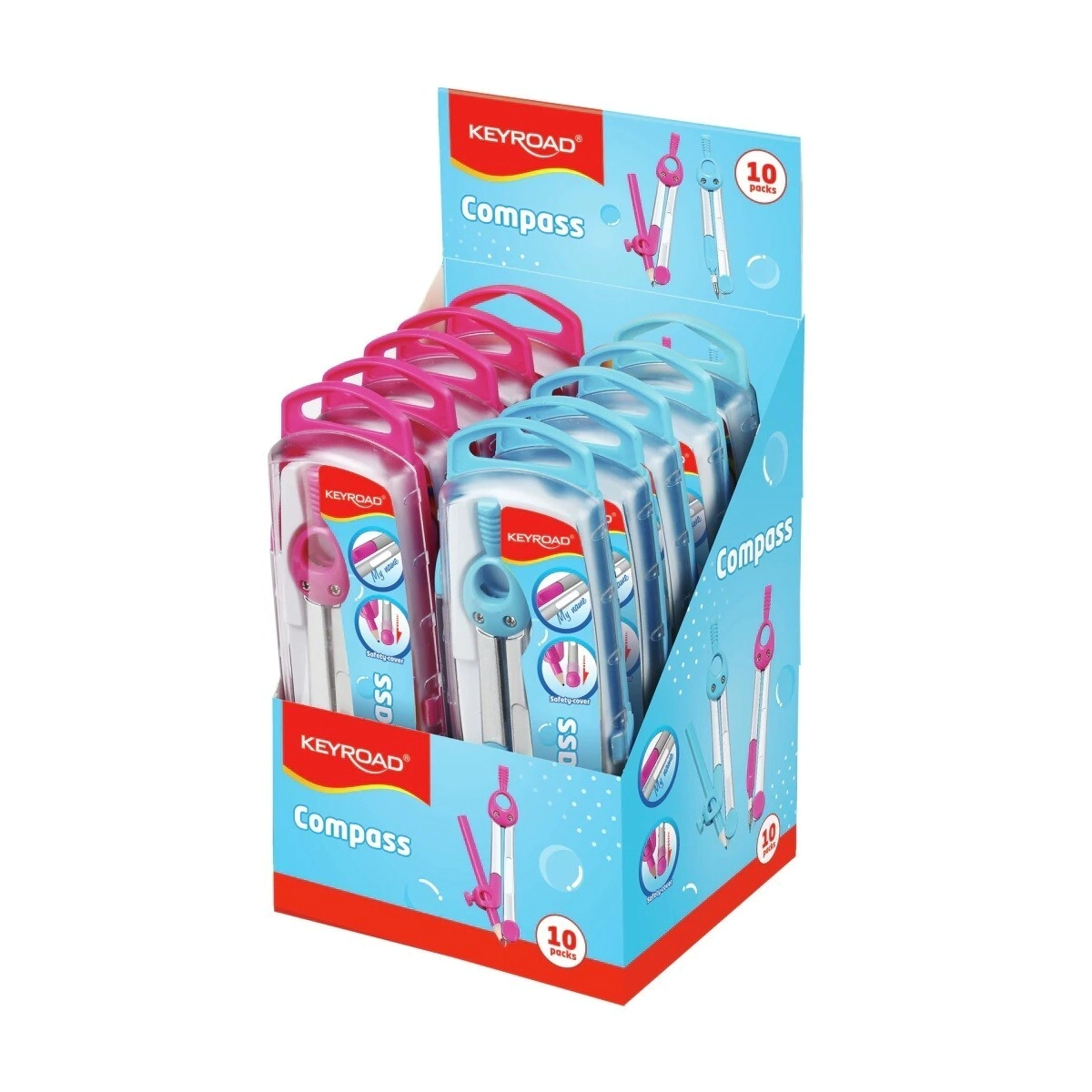 COMPAS METATICO C/MINA + ADAPT. P/LAPIZ