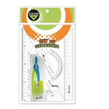 Sets de geometr&iacute;a 4 piezas.