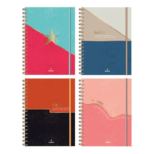 CUADERNO A4 TD NORPAC 90H (60R, 20L, 8C, 2I) GENDERLESS