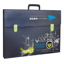 PORTATABLEROS 52,5x63x5,5cm. Corrugado pl&aacute;stico. X1