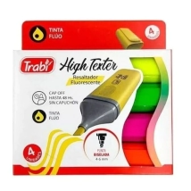 RESALTADOR HIGH TEXTER X4 SURTIDO