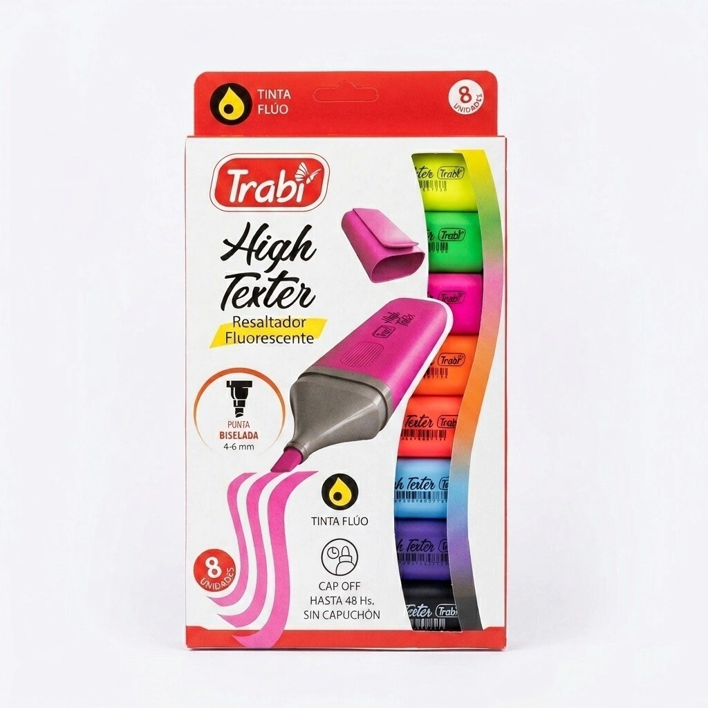 RESALTADOR HIGH TEXTER X8 SURTIDO
