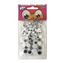 OJITOS MOVILES Tama&ntilde;os surtidos x 5 bolsitas en blister