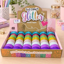 CINTA WASHI GLITTER X4MTS x48unid