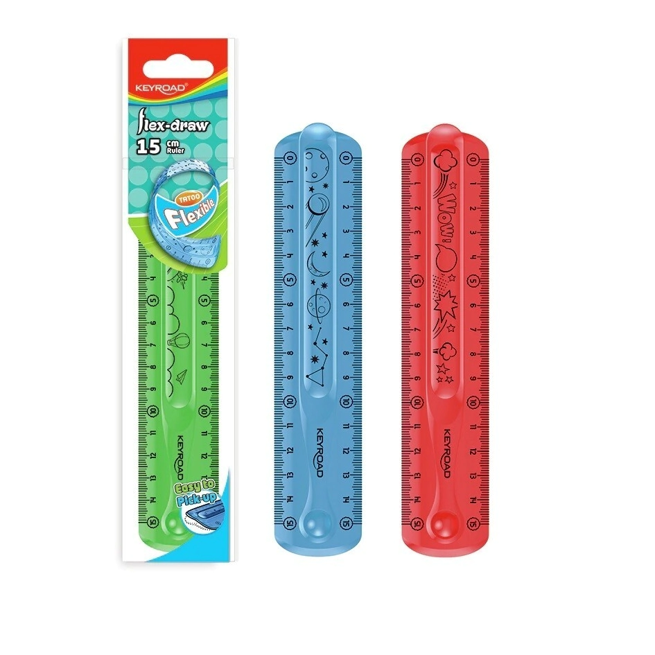 REGLA FLEXIBLE DE 15 cm.