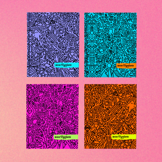 CUAD.T/DURA TRIUNFANTE 123 48 HJS. == DOODLE COLOR