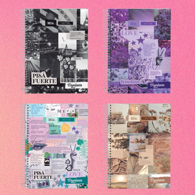 CUAD.C/ESP.TRIUNFANTE CRAFTY T/ENC.A5 100 HJS. ==