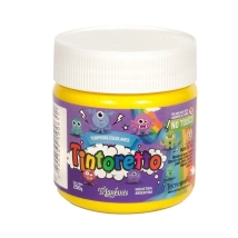TEMP.TINTORETTO DE 250 g. POTES AMARILLO FLUO