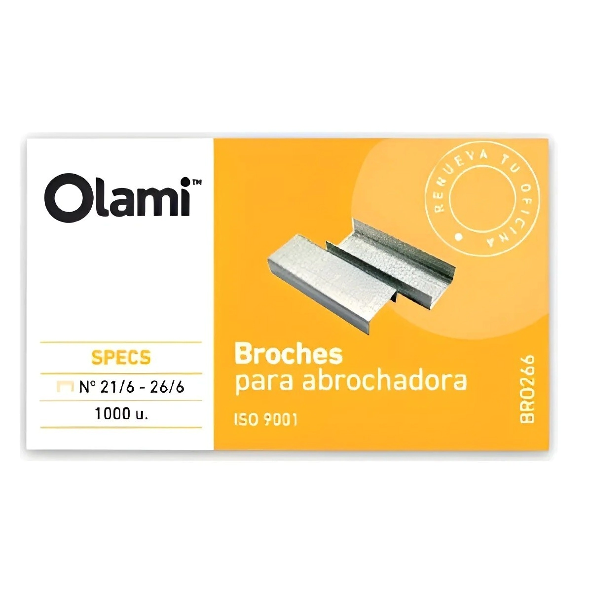 BROCHES N� 26/6 (Cajita x 1.000 broches)