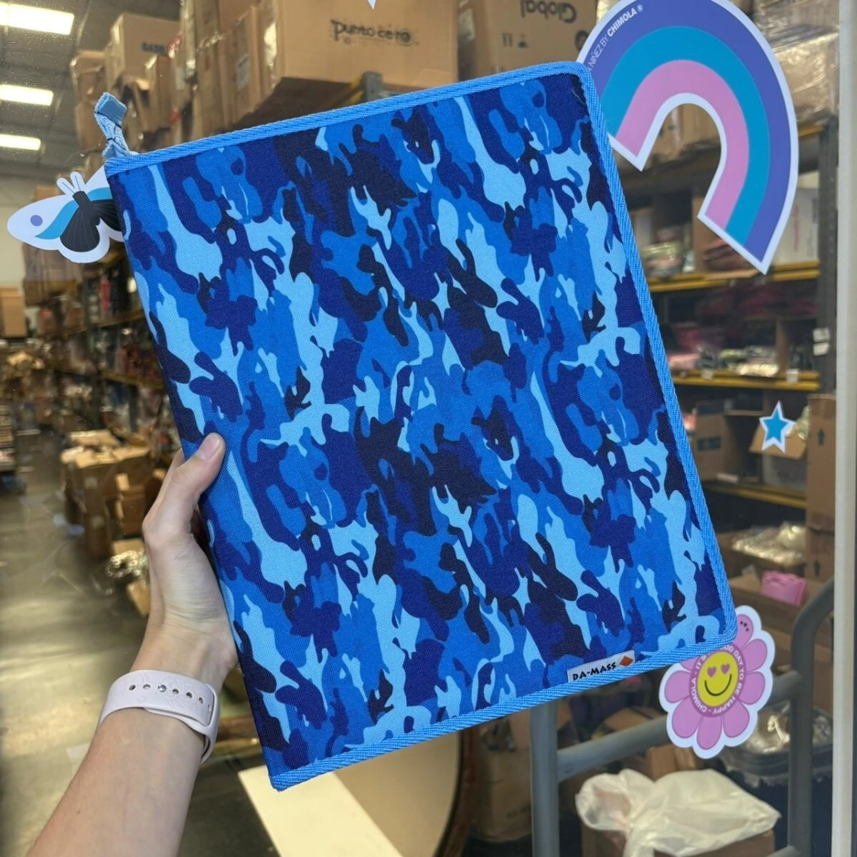 CARPETA A4 CON CIERRE CORDURA CAMUFLADA / ESTAMPADA