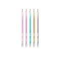 GRAFITO GLITTER - C/GOMA CAJA X12 HB -    6 COLORES SURTIDOS  - Nuevo!