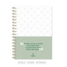CUADERNO 15 X 21 CM. TAPA D - 90 HOJAS (60 R - 20 L - 8 C - 2 IN)
