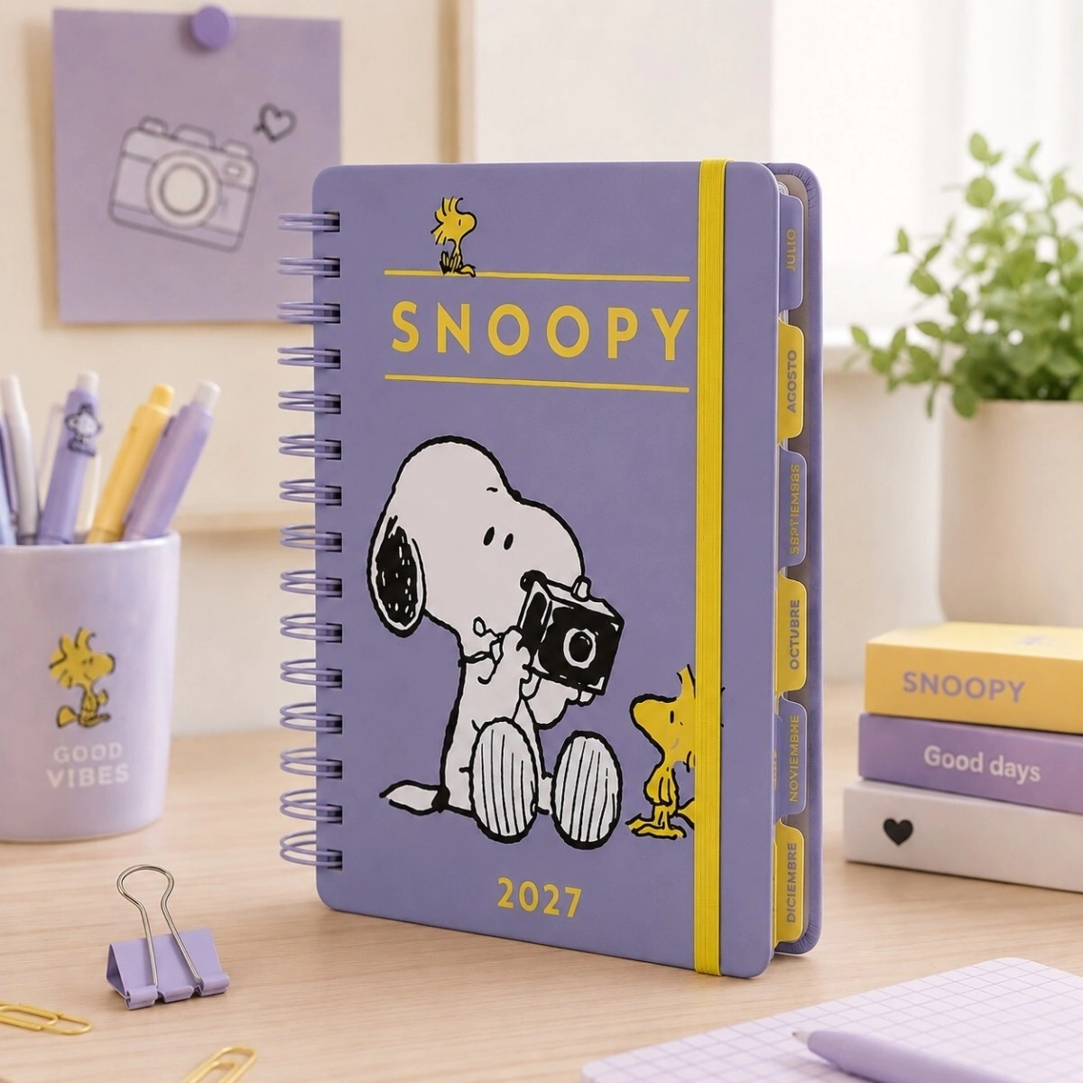 Agenda 14x20 diaria Snoopy 2027