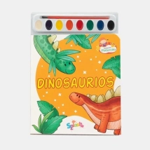 LIBRO PARA PINTAR CON ACUARELAS SPLASH PINTORCITO DINO