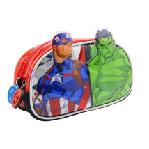 Cartuchera 3D 2 Cierres Avengers 2/26