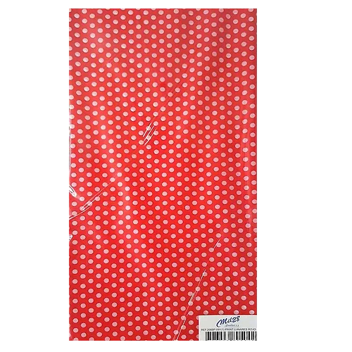 PAPEL SEDA ESPECIALES 50X70 50 HOJAS Print Lunares Rojo