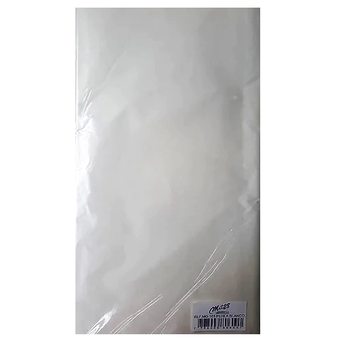 PAPEL SEDA ESPECIALES 50X70 50 HOJAS Perla Blanco