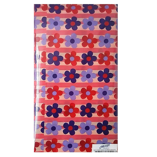 PAPEL SEDA ESPECIALES 50X70 50 HOJAS Flores Violeta
