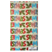 PAPEL SEDA ESPECIALES 50X70 50 HOJAS Navidad Letras