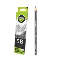 LAPICES PIZZINI NEGROS GRADUADOS. TRIANGULARES B. 12 UNIDADES