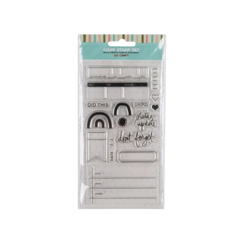 Sello siliconado cristal 3X7" ORGANIZE