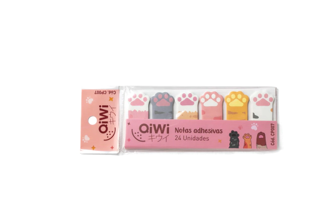 NOTAS ADHESIVAS HUELLITAS