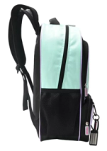 Mochila Cromatico bicolor con llavero 32x45x15cm 18 Pulg