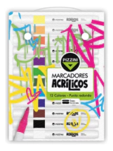 Marcadores Acrilicos 12 colores