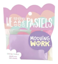 MAW Pastel - Notas Adhesivas 50 x 75 mm 100hjs.