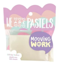MAW Pastel - Notas Adhesivas 50 x 75 mm 100hjs.