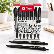 Bol&iacute;grafo retr&aacute;ctil FASTGRIP 1.0 / Caja 36 negro