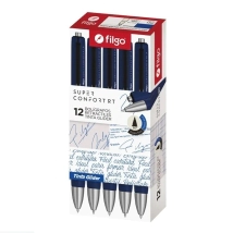Bol&iacute;grafo retr&aacute;ctil glider SUPER CONFORT RT 0.7 / Caja 12 azul