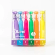 ESTUCHE DE RESALTADORES FLUO X 6 UNID.