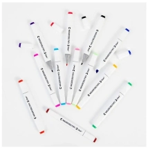 MARCADORES DOBLE PUNTA PARA DISE&Ntilde;O X 80 UNIDADES.