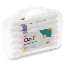 ESTUCHE DE MARCADORES ACRILICOS X 12 UNIDADES.