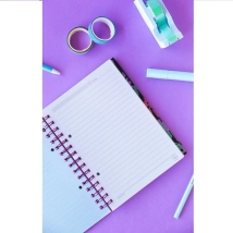 CUADERNO A5  T/Dx80hjs.Removible c/el&aacute;stico. Pack x8 unid. surt.