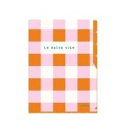 Carpeta Clasificadora L A4 con 5 div Colorblock  - NUEVO