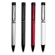 BOLIGRAFO RETRACTIL BERLIN EN ESTUCHE DE PANA 4 COLORES
