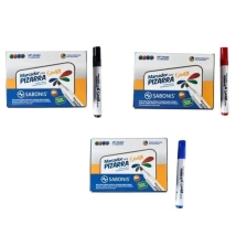 MARCADOR PARA PIZARRA  X 12 - 3 Colores
