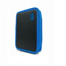 CANOPLA 2 PISOS - Negro con bordes y cierre colores surtido