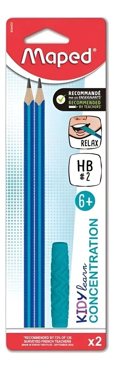 KIDY LEARN CONCENTRATION LAPIZ DE GRAFITO X2 - BLISTER - NUEVO!
