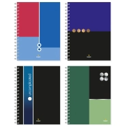 CUADERNO NORPAC A4 TAPA DURA RAYADO 90H LINEA CLASICA