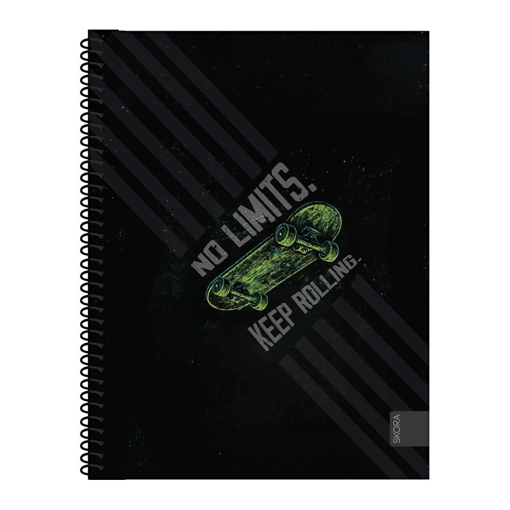 Cuaderno universitario tapa flexifle 80 hojas 80 grs Trash