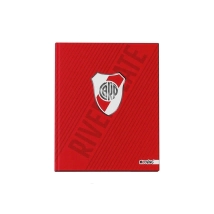 Cuaderno 19,5 x 24 cm Tapa Dura Cosido 48 hjs. River Plate