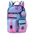 Mochila Think Happy Rainbow Arcoiris  32x45x15cm 18