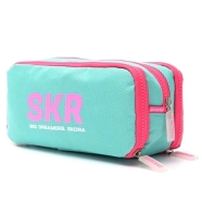 Cartuchera 3 Compartimientos Think Happy Cromatico 22x11x5cm