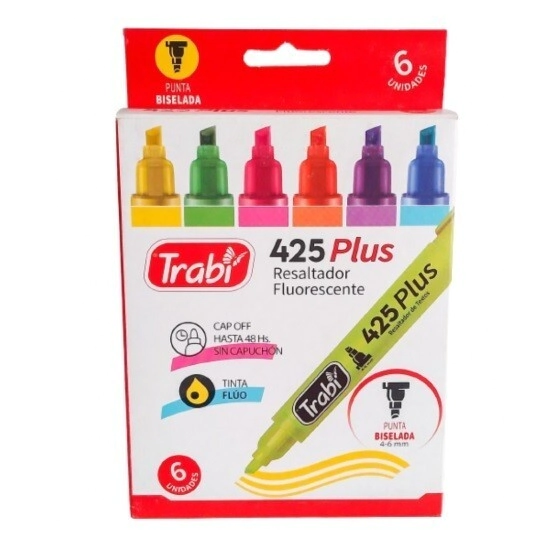 Resalt Fluo Color 425 Surt. 6 Colores